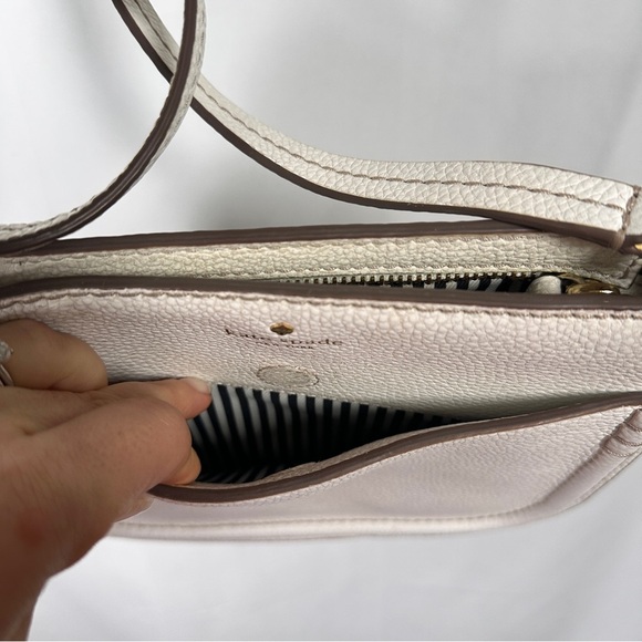 kate spade crossbody leather slim curved design one size white - Picture 4 of 14